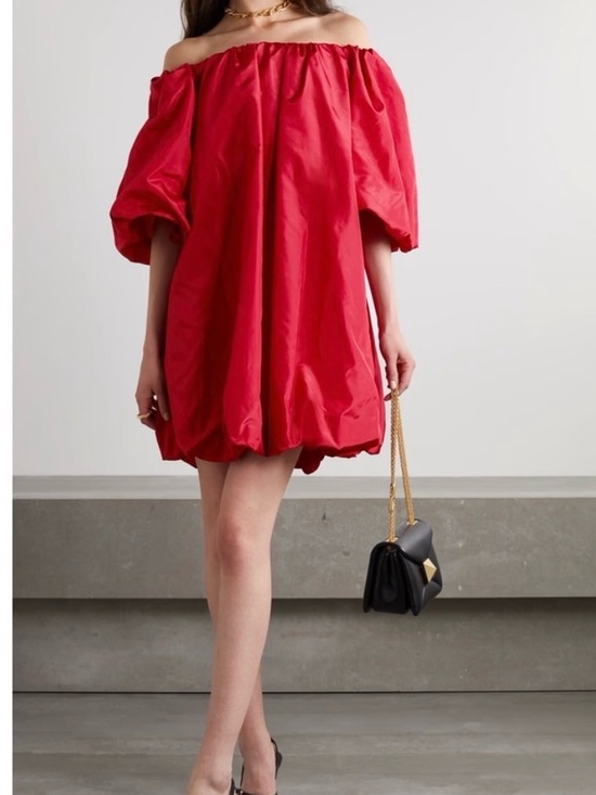 Valentino Garavani Dresses & Skirts - VALENTINO GARAVANI Off-the-shoulder taffeta mini dress Size IT 40